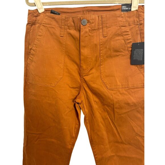 NWT Kut Ankle Straight Leg - Whiskey - Size 12 - Picture 3 of 8